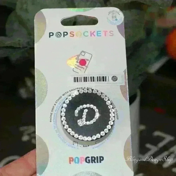 Bling PopSocket Black made with Swarovski Crystals Popsocket Grip iPhone… - Picture 7 of 7